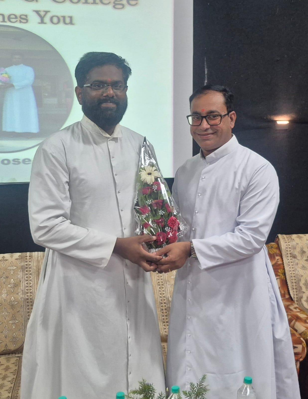 Welcome Programme (Dean Dr. Fr. Jose Maripurath) 1